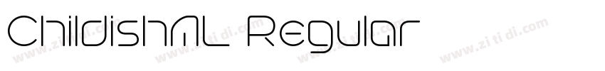 ChildishAL Regular字体转换